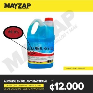 Alcohol en Gel 1.9 Litros (1/2 Galón)