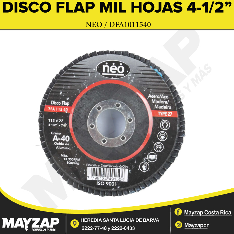 flk000522　ひきこもり Disco Flap mil hojas Neo de 4 1/2
