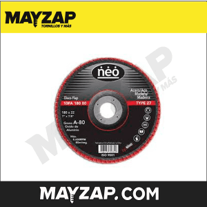 Disco Flap mil hojas Neo de 4 1/2" grano 80