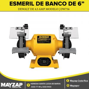 Esmeril de Banco Dewalt de 6" DW756