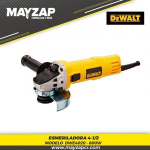 Esmeriladora Angular Dewalt de 4 1/2" modelo DWE4020