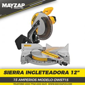 INGLETADORA DEWALT DWS715 DE 12 PULGADAS