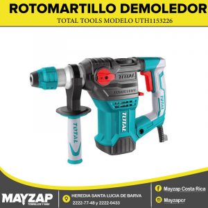 ROTOMARTILLO DEMOLEDOR TOTAL TOOLS MODELO UTH1153226