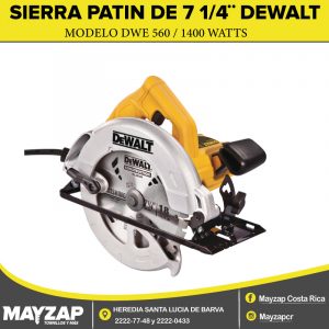 SIERRA PATIN DEWALT MODELO DWE 560