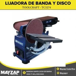 Lijadora de Banda y Disco Toolcraft TC5274