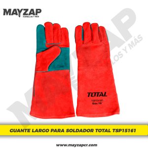 Guante Para Soldador Largo Reforzado Total TSP15161
