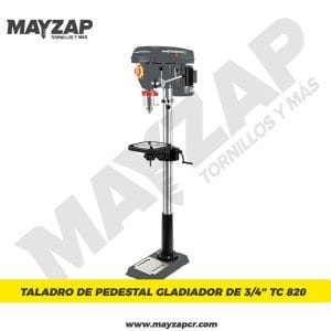 Taladro de Pedestal Gladiador de 3/4" TC 820