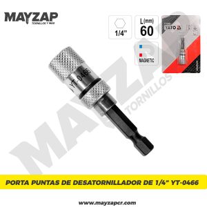 Porta Puntas Magnético de 1/4" Yato YT-0466