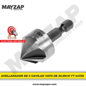 Avellanador Para Madera y Metal de 20.5MM