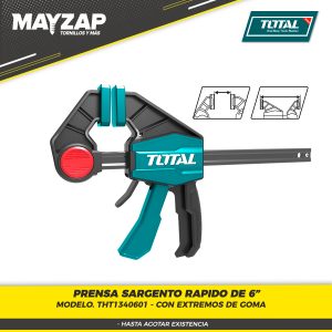 Prensa Sargento Ajuste Rápido Total de 6" Pulgadas THT1340601