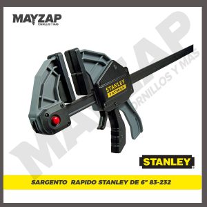 SARGENTO RAPIDO STANLEY DE 6” 83-232