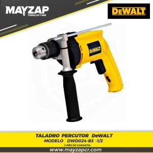 Taladro Percutor DeWALT DW508S-B3 1/2 VSR