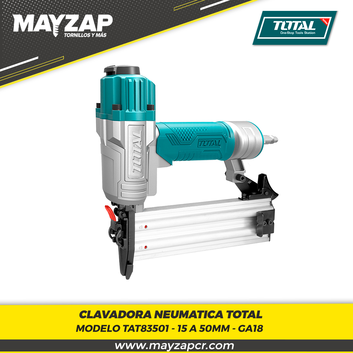 Clavadora Neumatica TOTAL TOTAL MODELO TAT83501 - Mayzap Tornillos