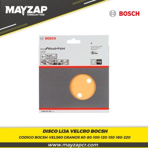 DISCO LIJA VELCRO BOCSH