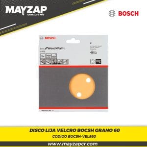 Disco Lija Velcro DE 5 PULGADAS BOSCH