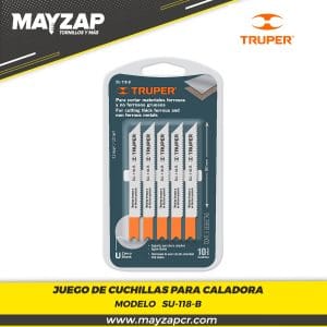 Juego de Cuchillas Para Caladora SU-118-B