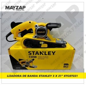 Lijadora de Banda Stanley 720W STGS7221