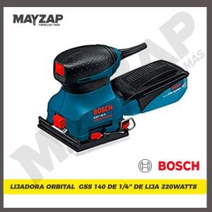 Lijadora Bosch Gss 140 de 1/4" de Lija 220 Watts