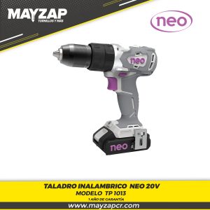 Taladro Inalámbrico NEO 20v+ 1 AÑOS DE GARANTIA