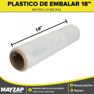 PLASTICO DE EMBALAR DE 18 PULGADAS