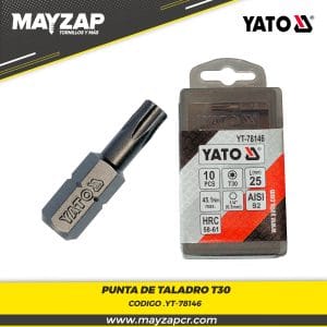 Punta de Taladro T30 - YT-78146