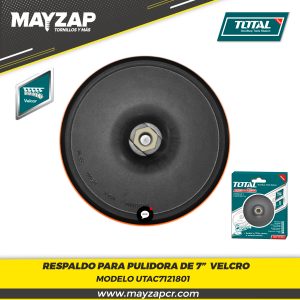 Respaldo Para Pulidora 7" VELCRO UTAC7121801
