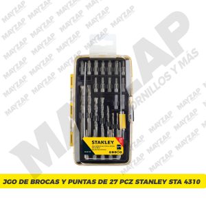 Juego de Brocas y Puntas Staley de 27 Pcz STA4310