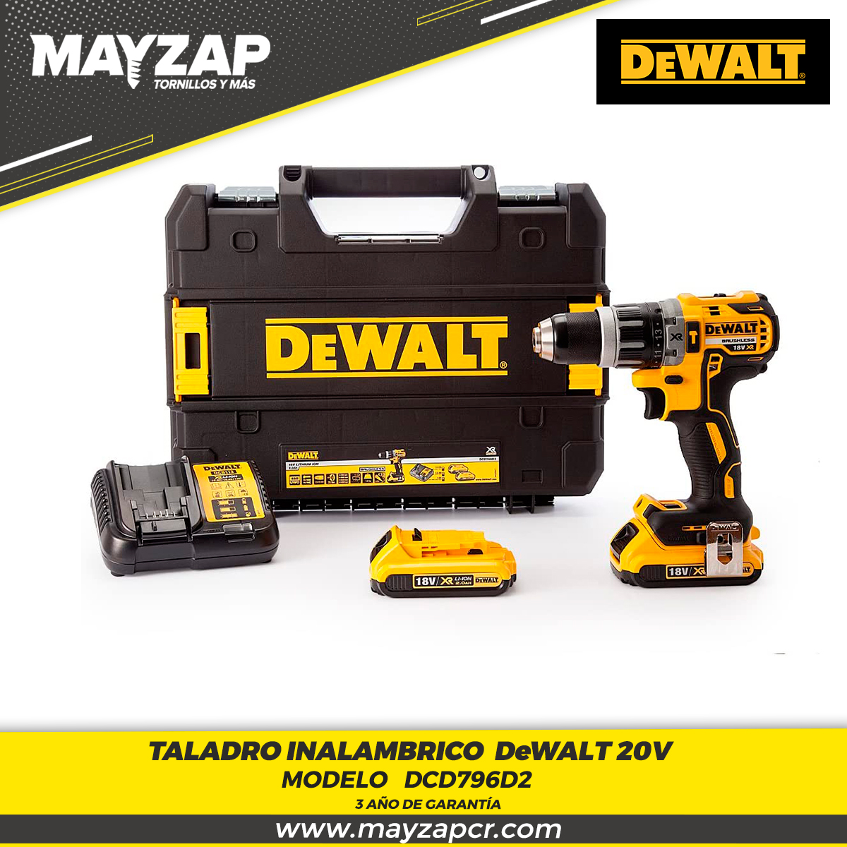 Taladro Inalambrico Dewalt 18v