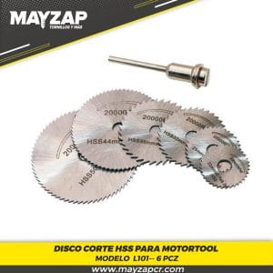 Disco corte HSS para motortool