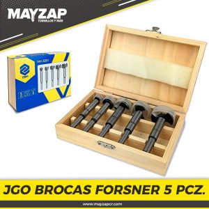 UEGO DE BROCAS FORSTNER PARA MADERA DE 5 PIEZAS VOREL 22551