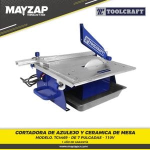 CORTADORA DE AZULEJO DE 7 PULGADAS TOOLCRAFT TC4469