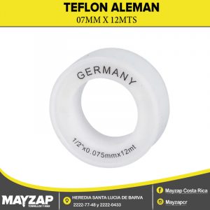Teflón alemán 0.76mmx12mts