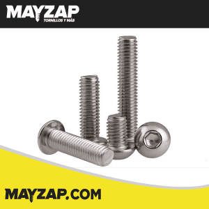 TORNILLO ALLEN CABEZA DE BOTON INOXIDABLE