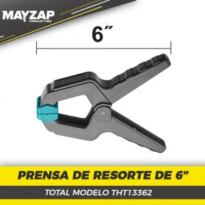 PRENSA DE RESORTE DE 6 PULGADAS TOTAL THT13362