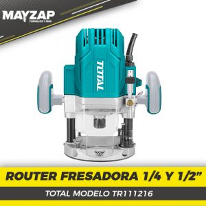 ROUTER FRESADORA TOTAL 1600W MODELO TR111216