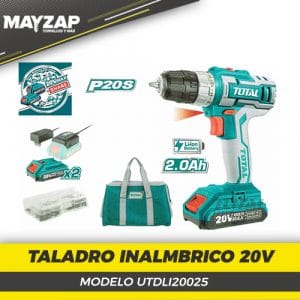 Taladro Inalámbrico TOTAL 20V Modelo UTDL120025