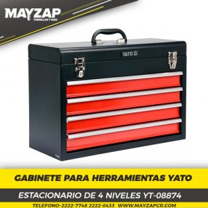GABINETE PARA HERRAMIENTAS DE MESA 4 NIVELES DESLIZANTES YATO YT-08874