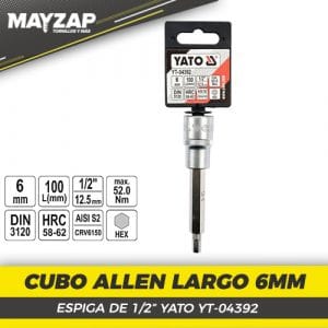 CUBO LARGO ALLEN DE 6MM YATO YT-04392