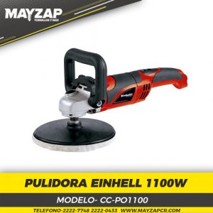 PULIDORA EINHELL 7 PULGADAS 1100 WATTS CC-PO 1100/1E