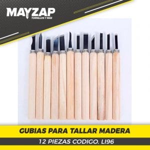 GUBIAS PARA TALLAR MADERA | JUEGO DE 12 PIEZAS