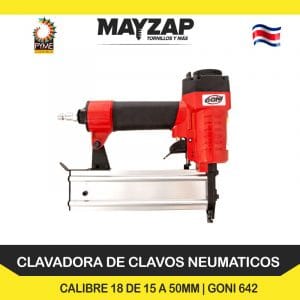 CLAVADORA NEUMATICA GONI PARA CLAVOS CALIBRE 18 DE 5/8" A 2 PULGADAS