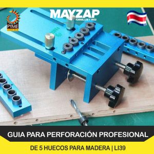 GUIA PARA PERFORACIÓN PROFESIONAL DE 5 HUECOS PARA MADERA TIPO KREG