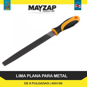 LIMA PLANA PARA METAL DE 8 PULGADAS 400108