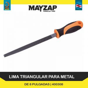 LIMA TRINGULAR PARA METAL DE 8 PULGADAS 400308