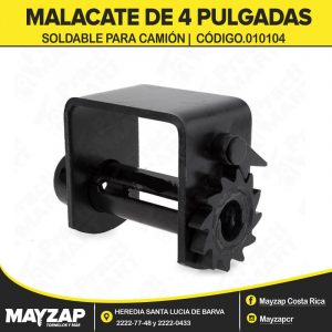 MALACATE MANUAL SOLDABLE PARA CAMION DE 4 PULGADAS