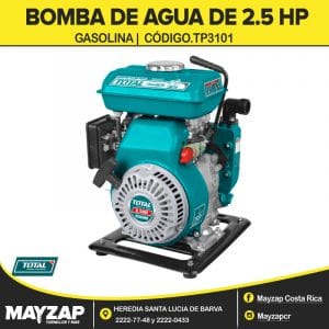 BOMBA DE AGUA DE 2.5 HP DE GASOLINA TOTAL TP3101