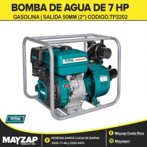 BOMBA DE AGUA DE 7HP DE GASOLINA TOTAL TP3202