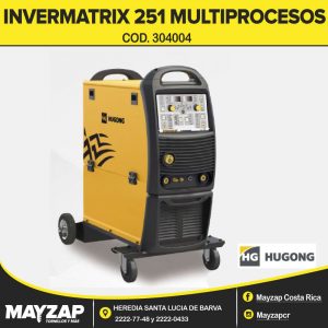 INVERSOR MULTIPROCESOS INVERMATRIX 251 HUGONG | MIG | STICK | LIFTARC TIG | PULSE MIG |