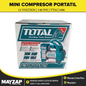 MINI COMPRESOR TOTAL DE 12 VOLTIOS
