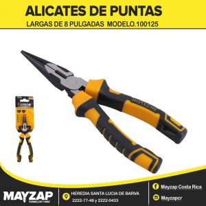 ALICATE DE PUNTAS LARGAS DE 8 PULGADAS MOD.100125